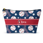 Baseball Makeup Bag - Small - 8.5"x4.5" (Personalized)