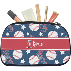 Baseball Makeup / Cosmetic Bag - Medium (Personalized)