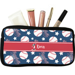 Baseball Makeup / Cosmetic Bag (Personalized)