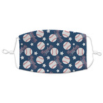 Baseball Adult Cloth Face Mask - XLarge