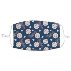 Baseball Adult Cloth Face Mask - XLarge