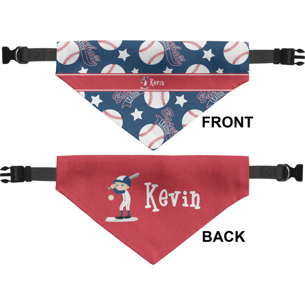 Baseball Medium Dog Bandana Approval