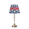 Baseball Poly Film Empire Lampshade - On Stand