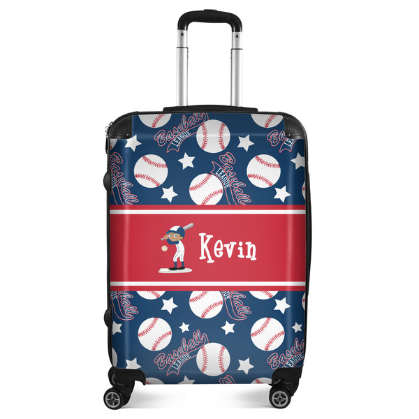 Custom Baseball Suitcase - 24" Medium - Checked (Personalized)