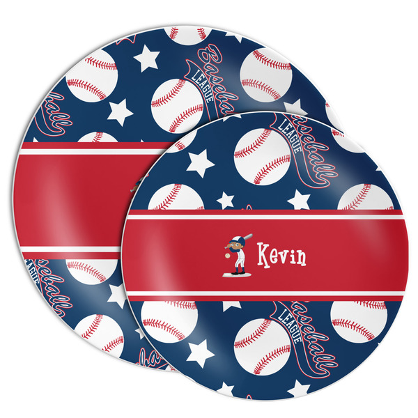 Baseball Melamine Plates - PARENT/MAIN