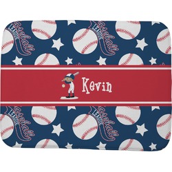 Baseball Memory Foam Bath Mat - 48"x36" (Personalized)