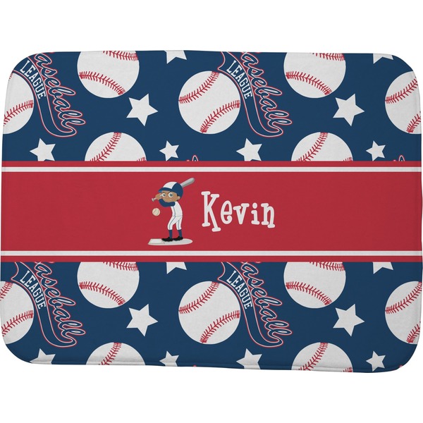 Baseball Memory Foam Bath Mat 48 X 36