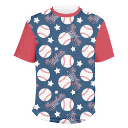 Baseball Men's Crew T-Shirt (Personalized)