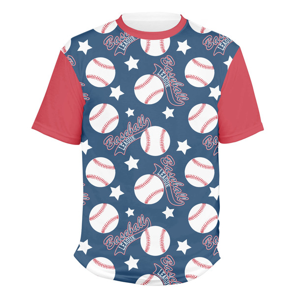 Custom Baseball Men's Crew T-Shirt - 3X Large