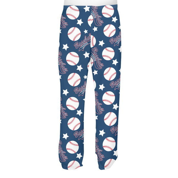 Baseball Men's Pjs Back - on model