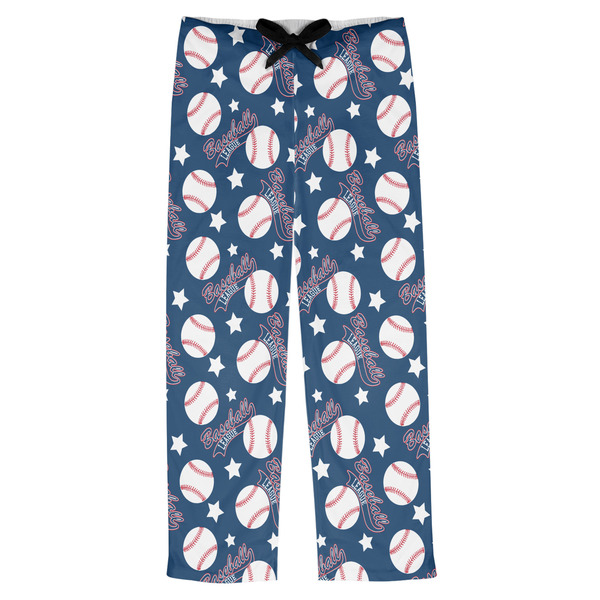Custom Baseball Mens Pajama Pants - S