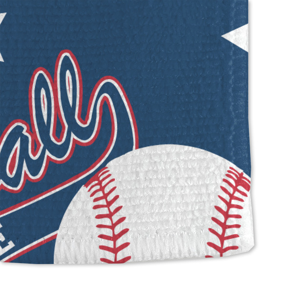 Baseball Microfiber Dish Towel - DETAIL