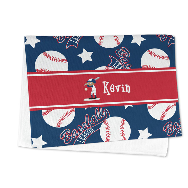 Baseball Microfiber Dish Towel - FOLDED HALF