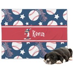 Baseball Dog Blanket (Personalized)
