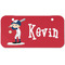 Baseball Mini/Bicycle License Plate (2 Holes) (Personalized)