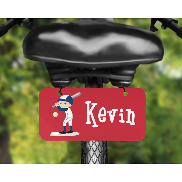Baseball Mini License Plate on Bicycle - LIFESTYLE Two holes