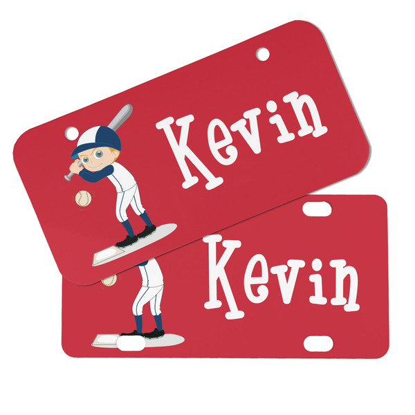 Baseball Mini License Plates - MAIN (4 and 2 Holes)
