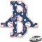 Baseball Monogram Car Decal