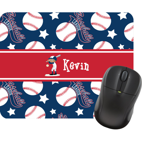 Custom Baseball Rectangular Mouse Pad (Personalized)