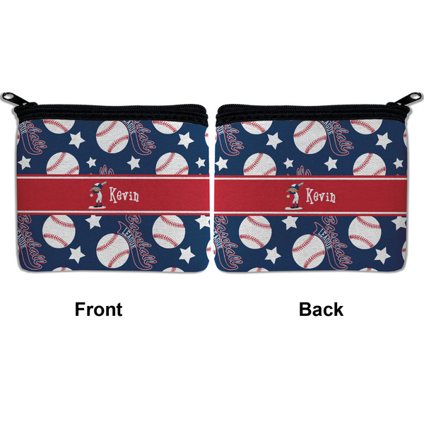 Baseball Neoprene Coin Purse - Front & Back (APPROVAL)