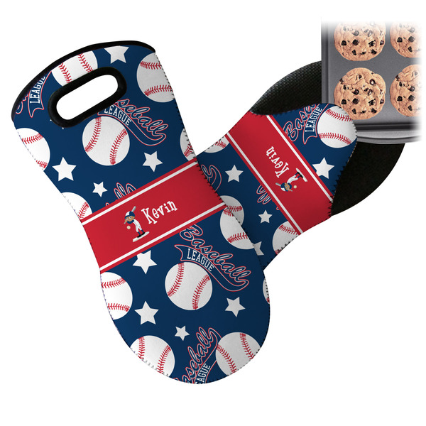 Baseball Neoprene Oven Mitt