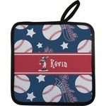 Baseball Pot Holder w/ Name or Text