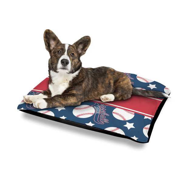 Baseball Outdoor Dog Beds - Medium - IN CONTEXT
