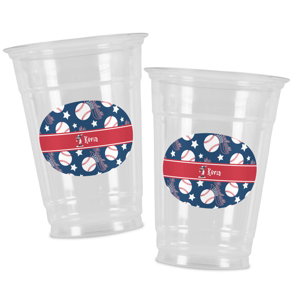 Baseball Party Cups - 16oz - Alt View