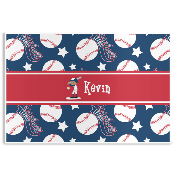 Custom Baseball Disposable Paper Placemats (Personalized)