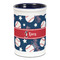 Baseball Ceramic Pencil Holders - Blue