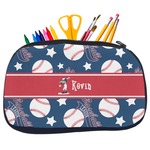 Baseball Neoprene Pencil Case - Medium w/ Name or Text
