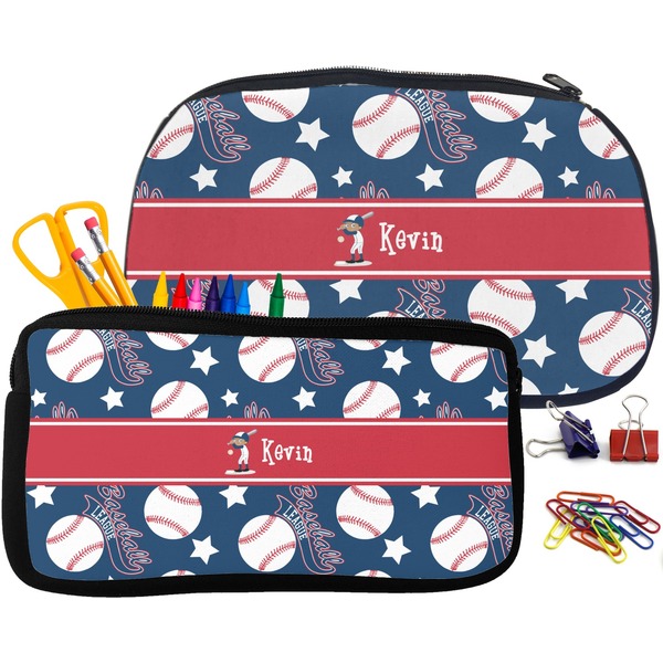 Baseball Pencil / School Supplies Bags Small and Medium