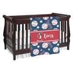 Baseball Baby Blanket (Double Sided) (Personalized)