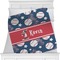 Baseball Minky Blanket - Toddler / Throw - 60"x50" - Double Sided (Personalized)