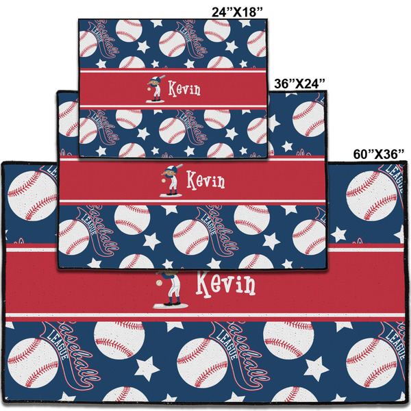 Baseball Personalized Door Mat - Group Parent IMF