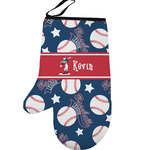 Baseball Left Oven Mitt (Personalized)