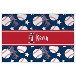Baseball Laminated Placemat w/ Name or Text