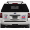Baseball Personalized Square Car Magnets on Ford Explorer