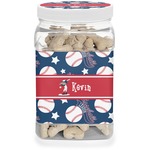 Baseball Dog Treat Jar (Personalized)