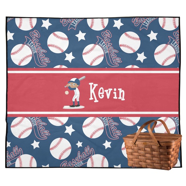 Custom Baseball Outdoor Picnic Blanket (Personalized)