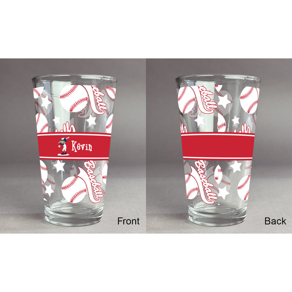 Baseball Pint Glass - Full Fill w Transparency - Approval