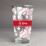 Baseball Pint Glass - Full Print (Personalized)
