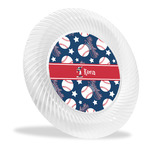 Baseball Plastic Party Dinner Plates - 10" (Personalized)