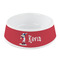 Baseball Plastic Dog Bowl - Small (Personalized)