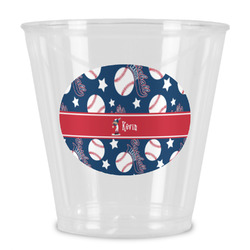 Baseball Plastic Shot Glass (Personalized)