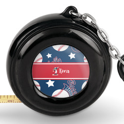 Baseball Pocket Tape Measure - 6 Ft w/ Carabiner Clip (Personalized)
