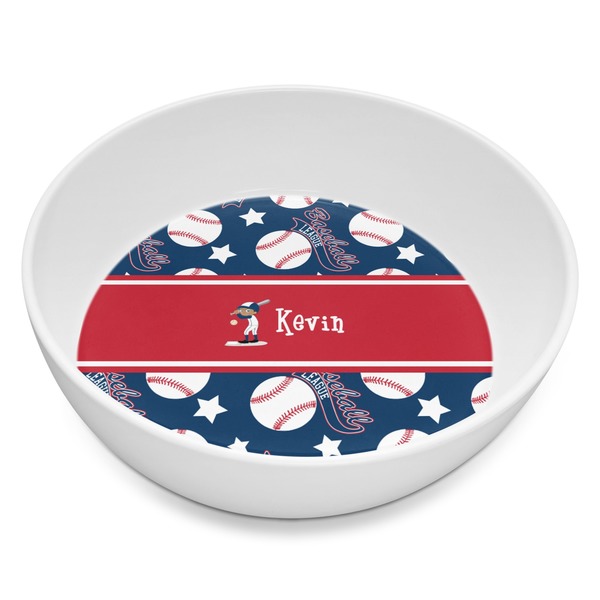 Custom Baseball Melamine Bowl - 8 oz (Personalized)