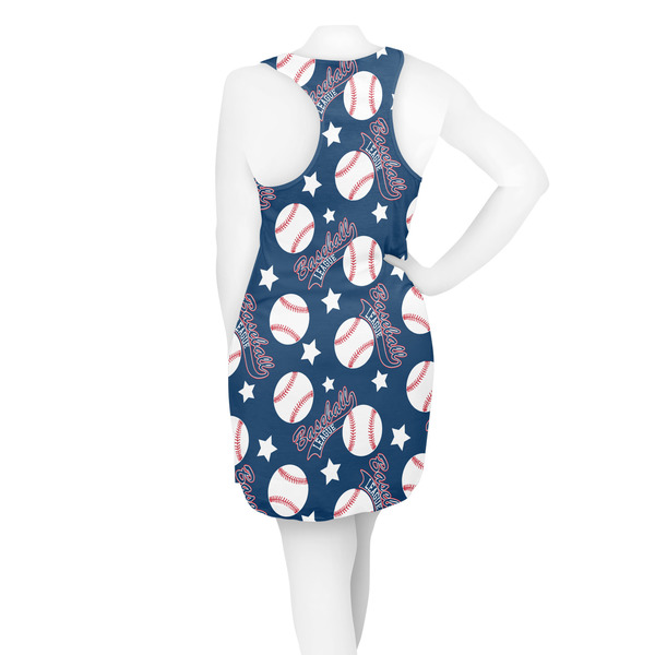 Baseball Racerback Dress - On Model - Back