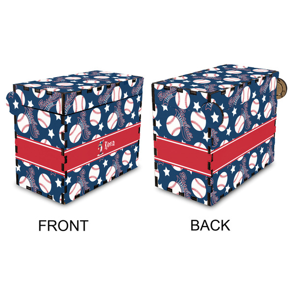 Baseball Recipe Box - Full Color - Approval