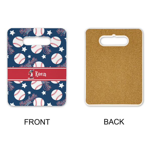 Baseball Rectangle Trivet with Handle - APPROVAL